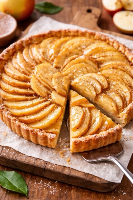 Photo showing a French Apple Tart
