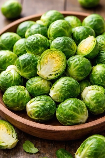 Photo showing brussels sprouts