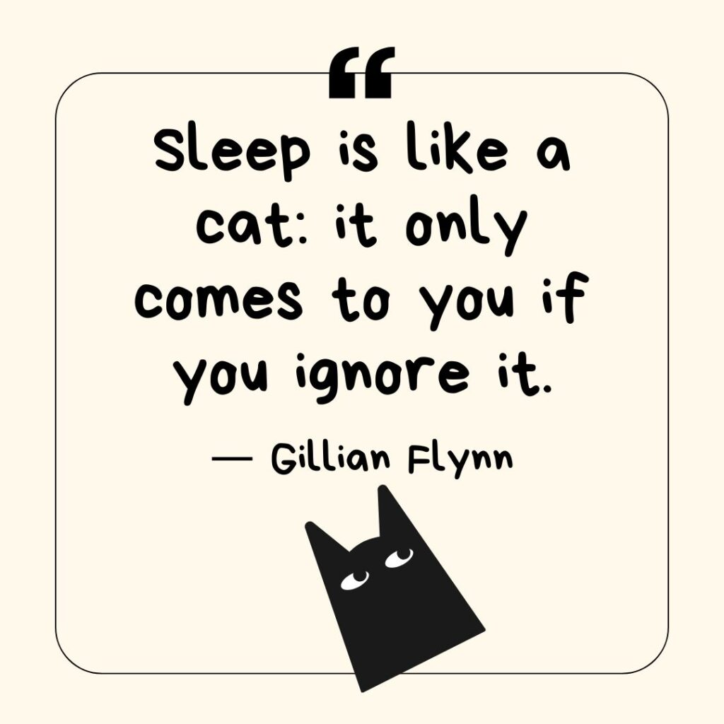 Photo showing a quote about cats