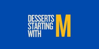 Featured image for desserts starting with M guide from Capitalize My Title.
