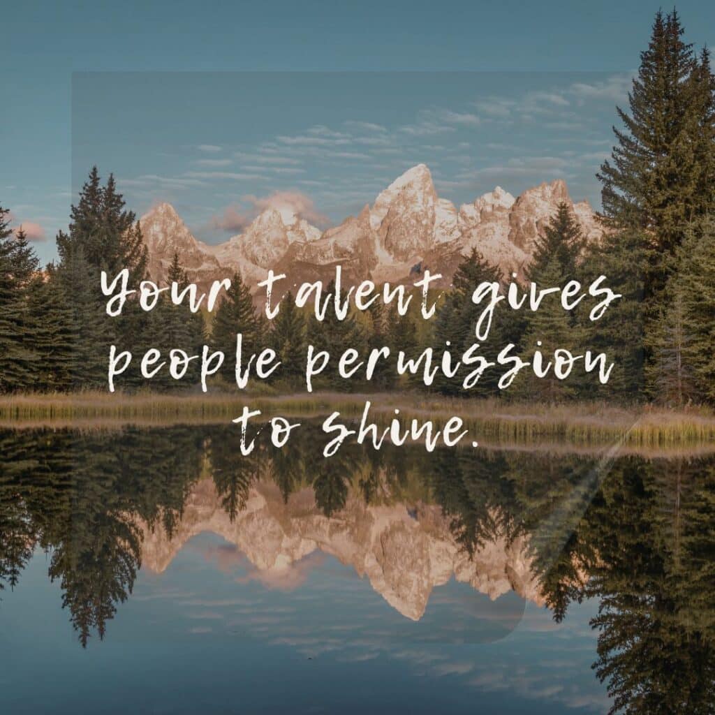 Photo showing an inspirational quote about cosmetology