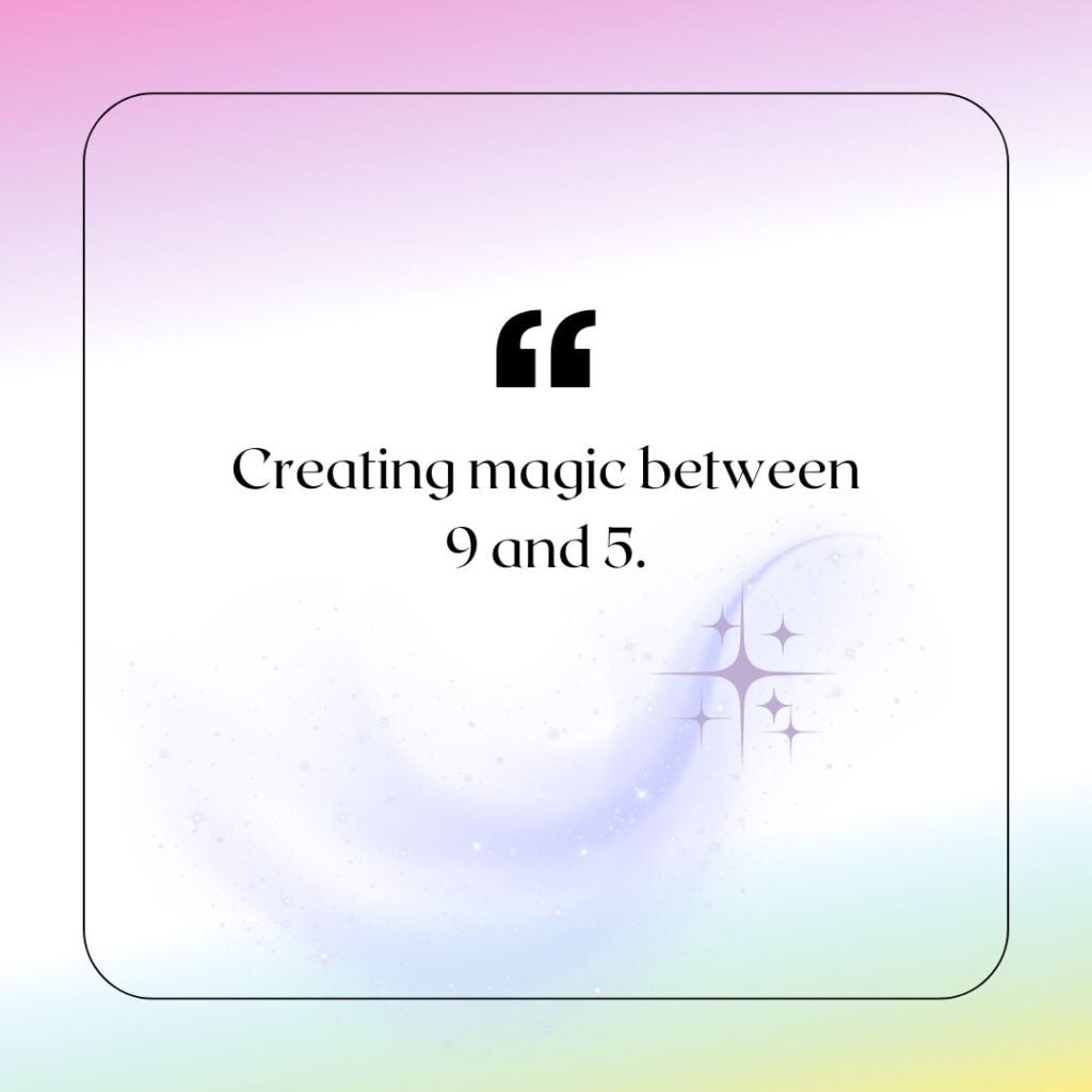 Photo showing a cosmetology quote for social media caption