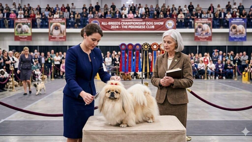 Photo showing a Pekingese
