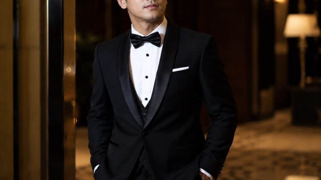 A man wearing a tuxedo