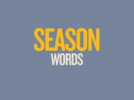 Featured image for Capitalize My Title's list of season words.