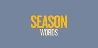 Featured image for Capitalize My Title's list of season words.