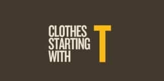 Featured image for clothes that start with t